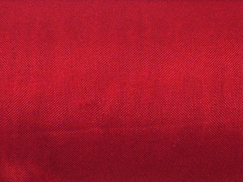 Dark red woven polyester